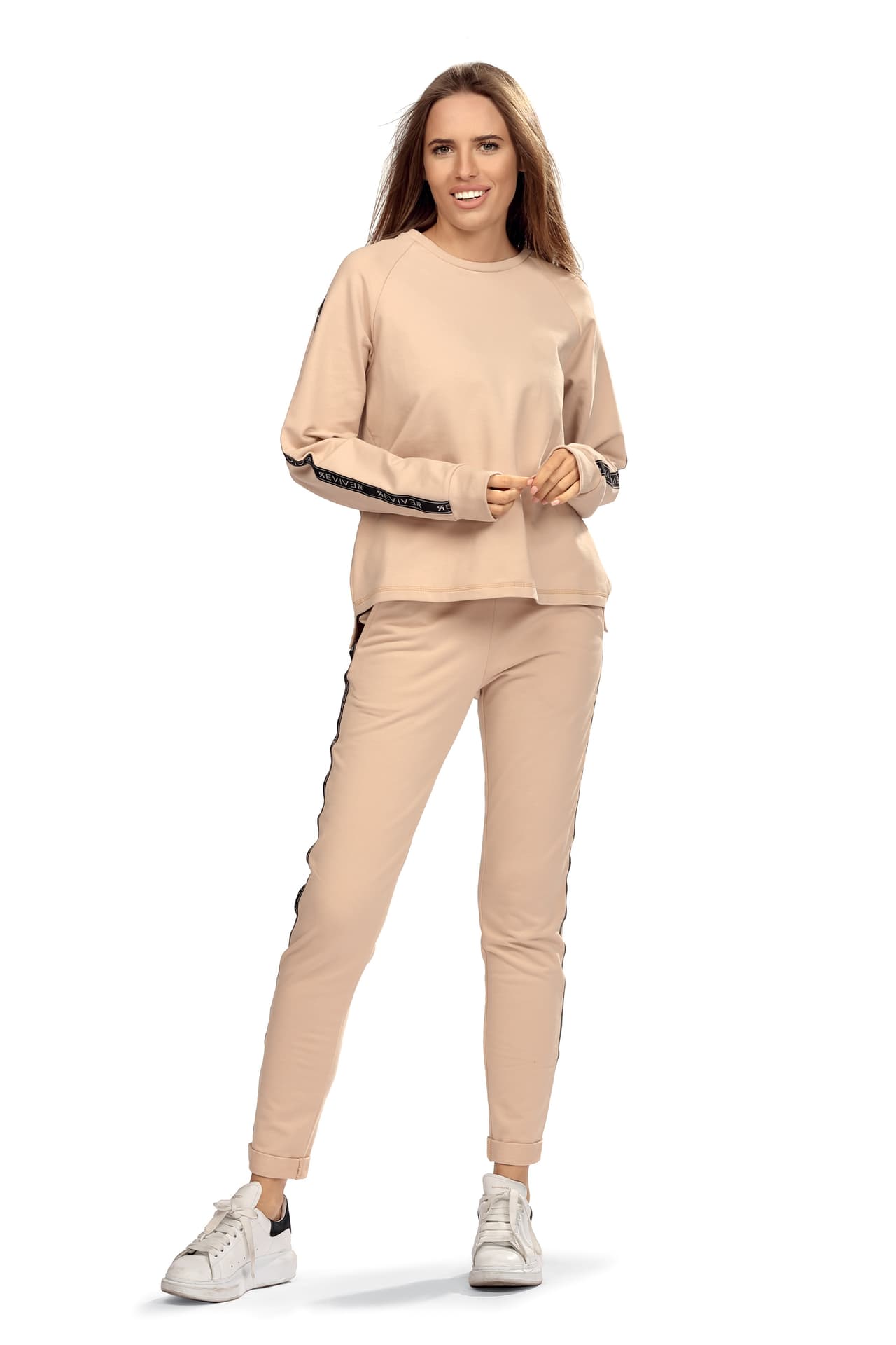 

Bluza z lampasem F5593 Cappucino (Rozmiar XL)