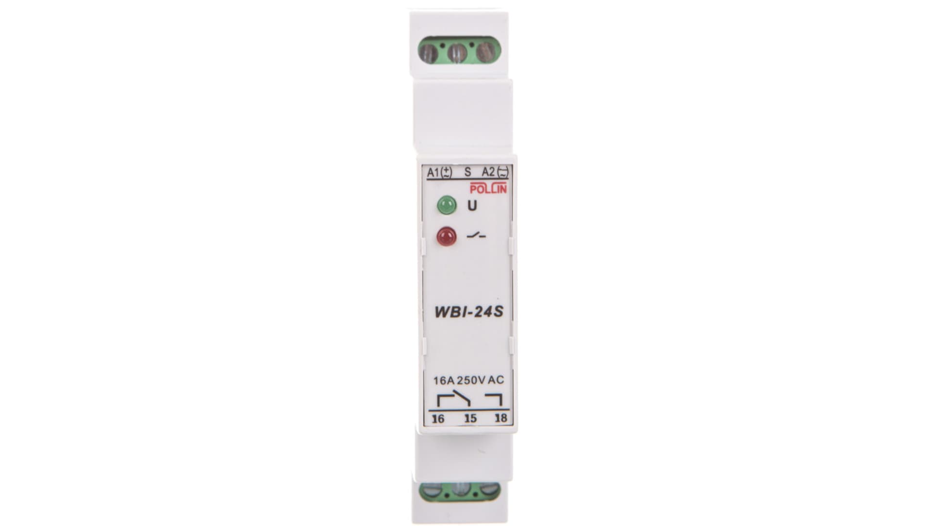

Przekaźnik bistabilny uniwersalny 1P 16A 24V AC/DC TH35 WBI-24S