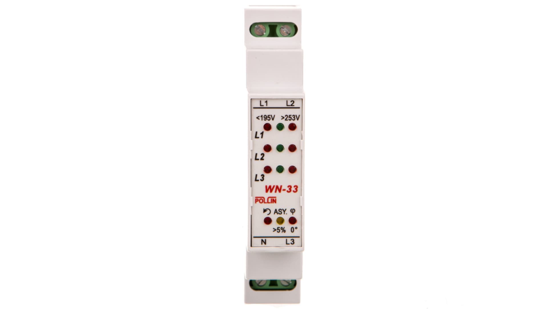 

Pomiarowy wskaźnik napięcia zasilania LED 3x400V WN-33