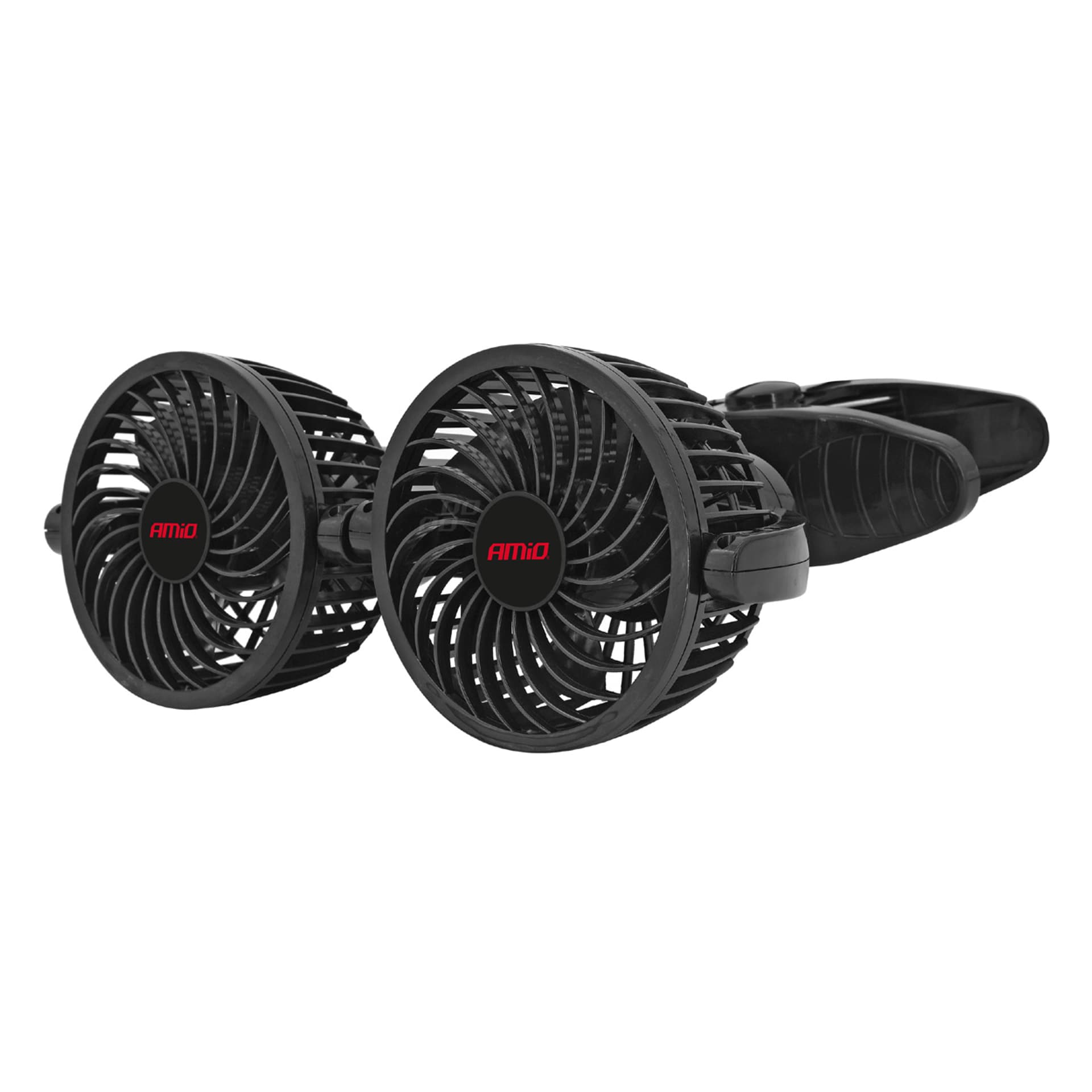 

Wentylator wiatrak samochodowy z klipsem 12v amio-03012