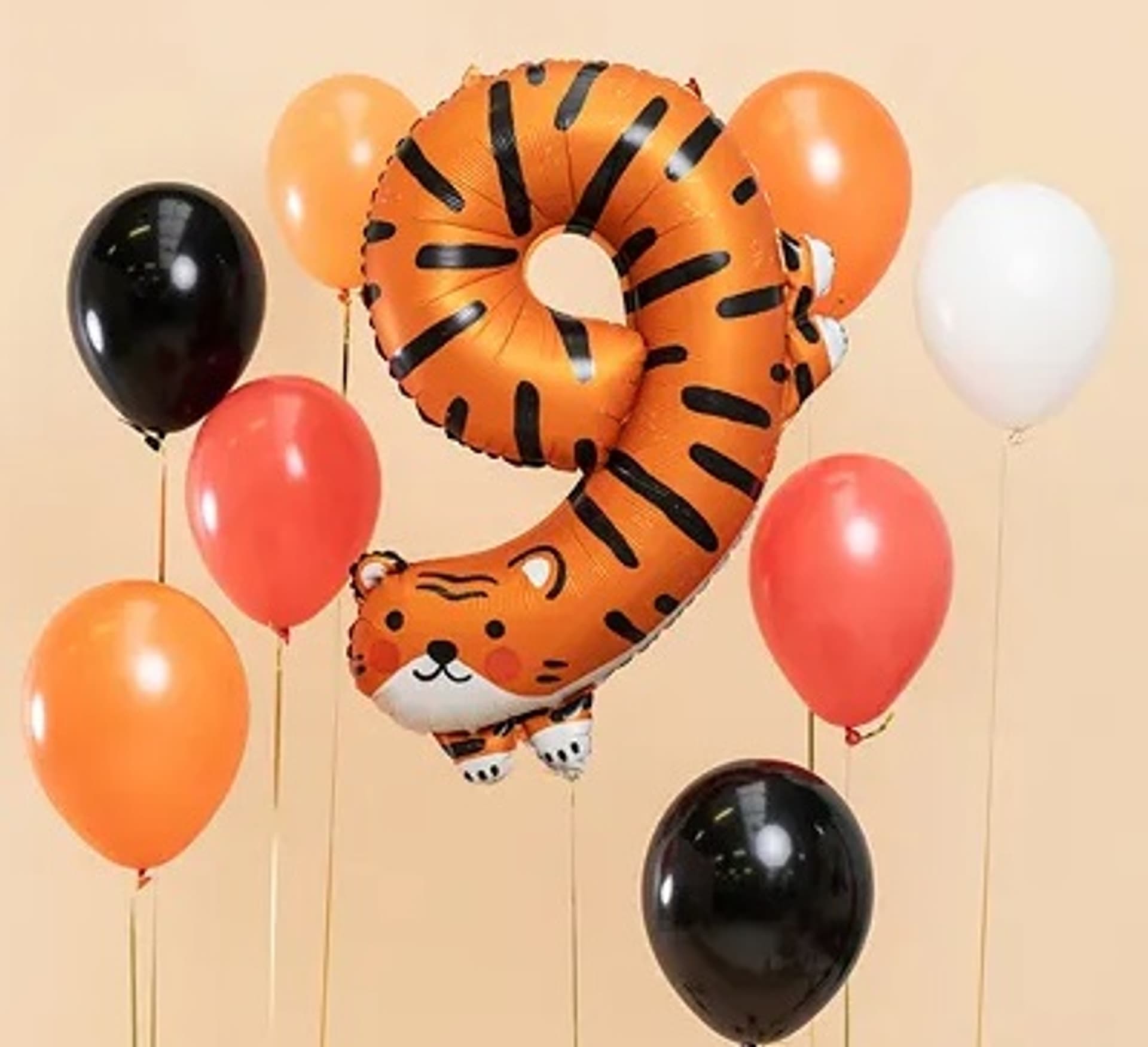 

Balon foliowy urodzinowy cyfra "9" - Tygrys 49x76 cm