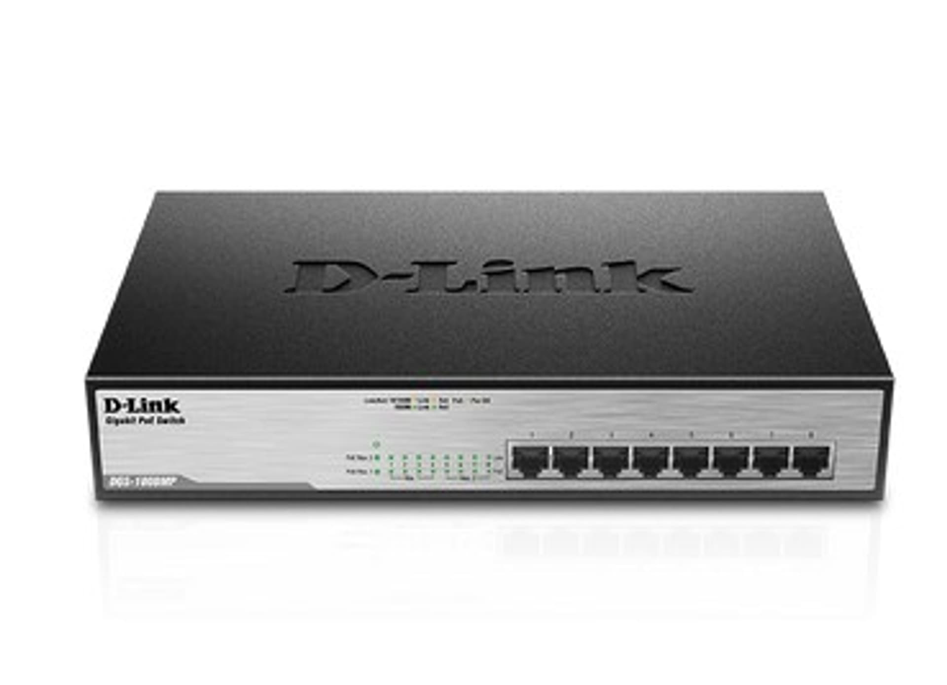 

Przełącznik D-LINK DGS-1008MP 8x 1 GbE