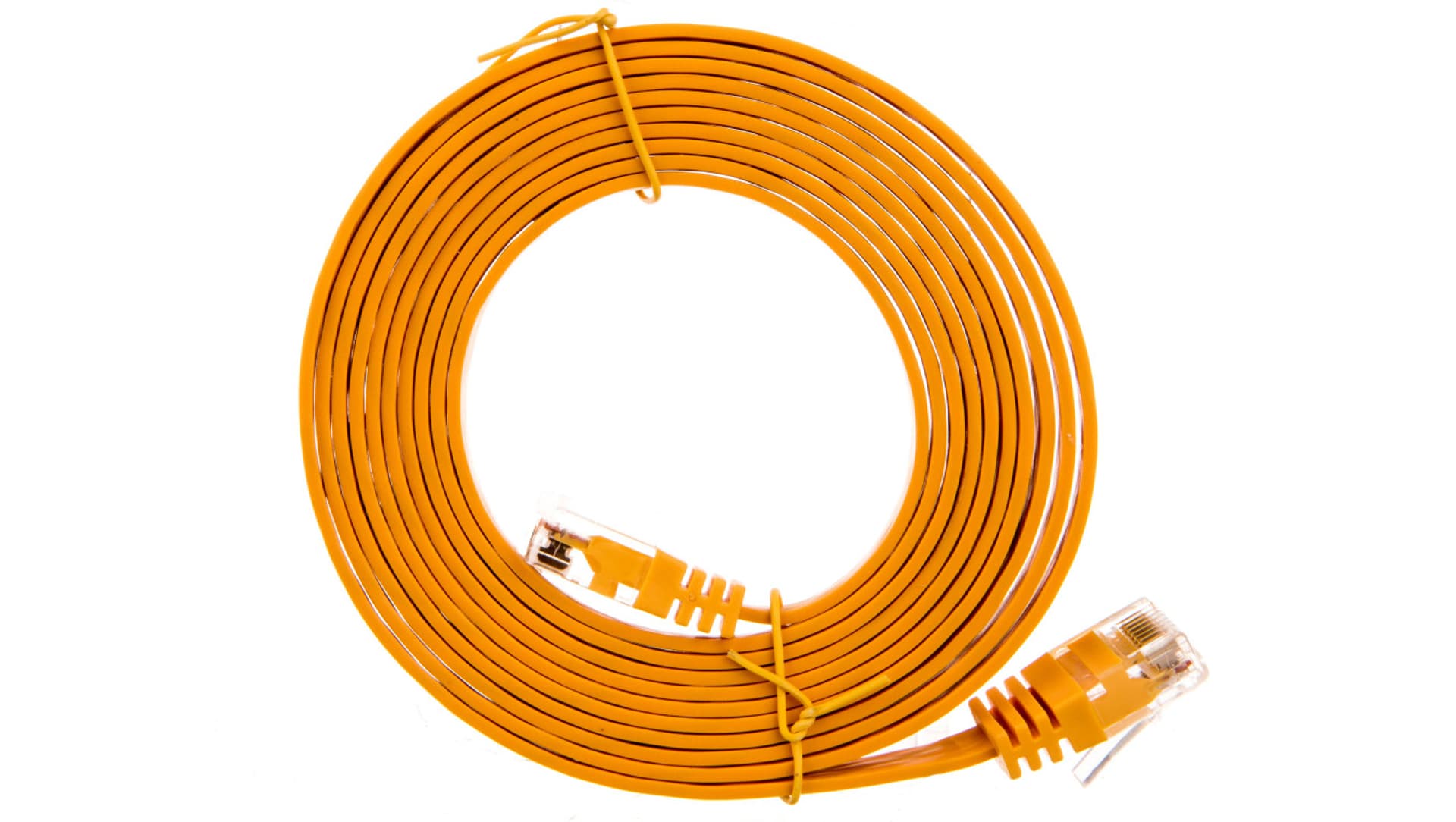 

Kabel krosowy płaski patchcord U/UTP kat.6 żółty 2m 96414