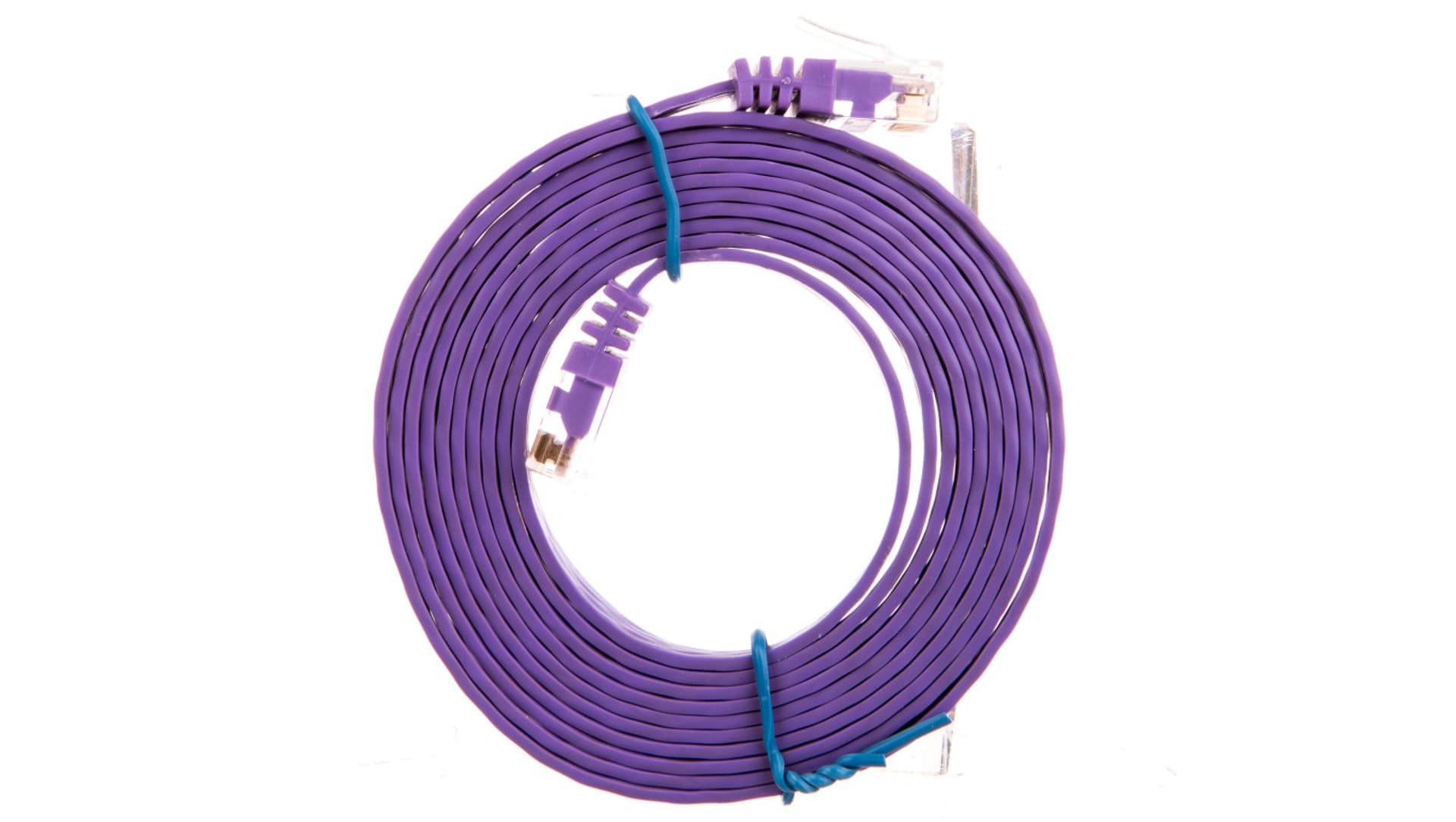 

Kabel krosowy płaski patchcord U/UTP kat.6 fioletowy 2m 96417