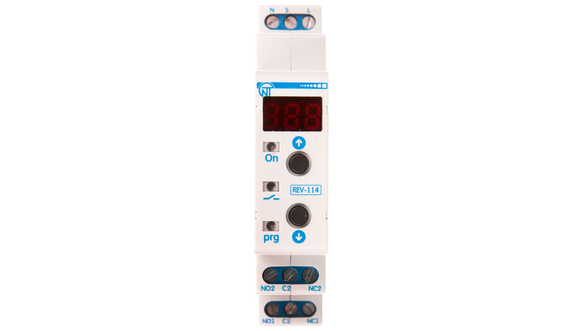 

Przekaźnik czasowy wielofunkcyjny 230V AC 0,1s-10dni mikroprocesor 17-algorytmów REV-114