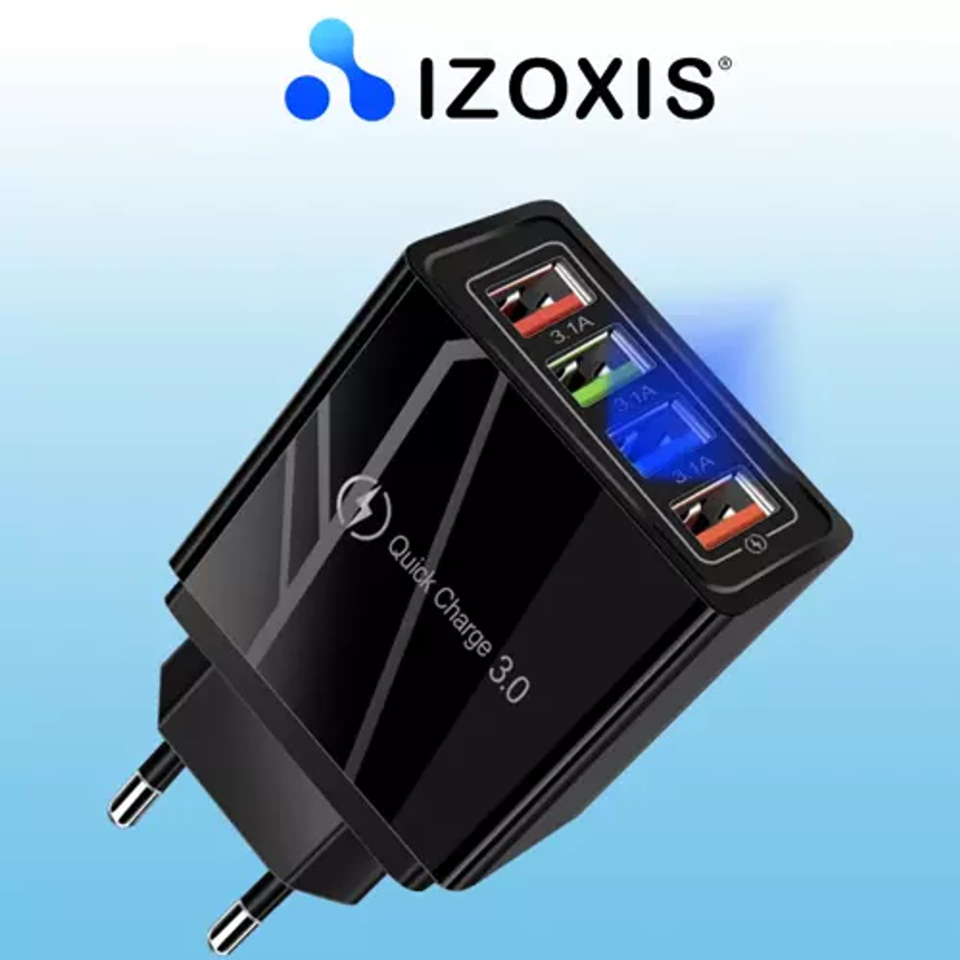 

Ładowarka sieciowa 4x USB 3.0 Izoxis 19165