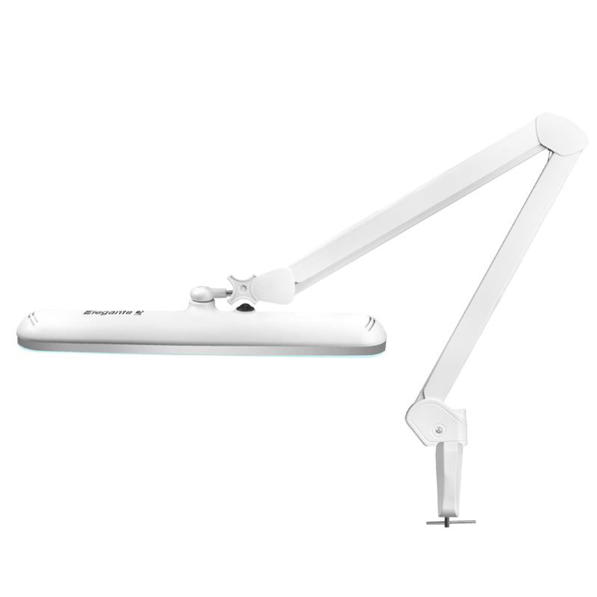 

Lampa warsztatowa led Elegante 801-s z imadełkiem standard biała