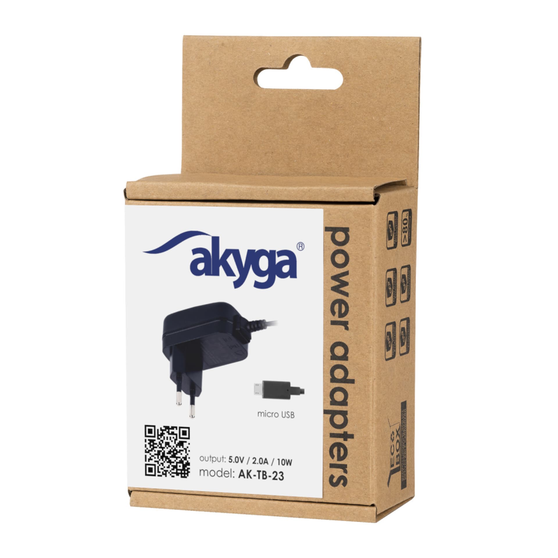 

Zasilacz AKYGA AK-TB-23(microUSB typ B\2000mA\5V)