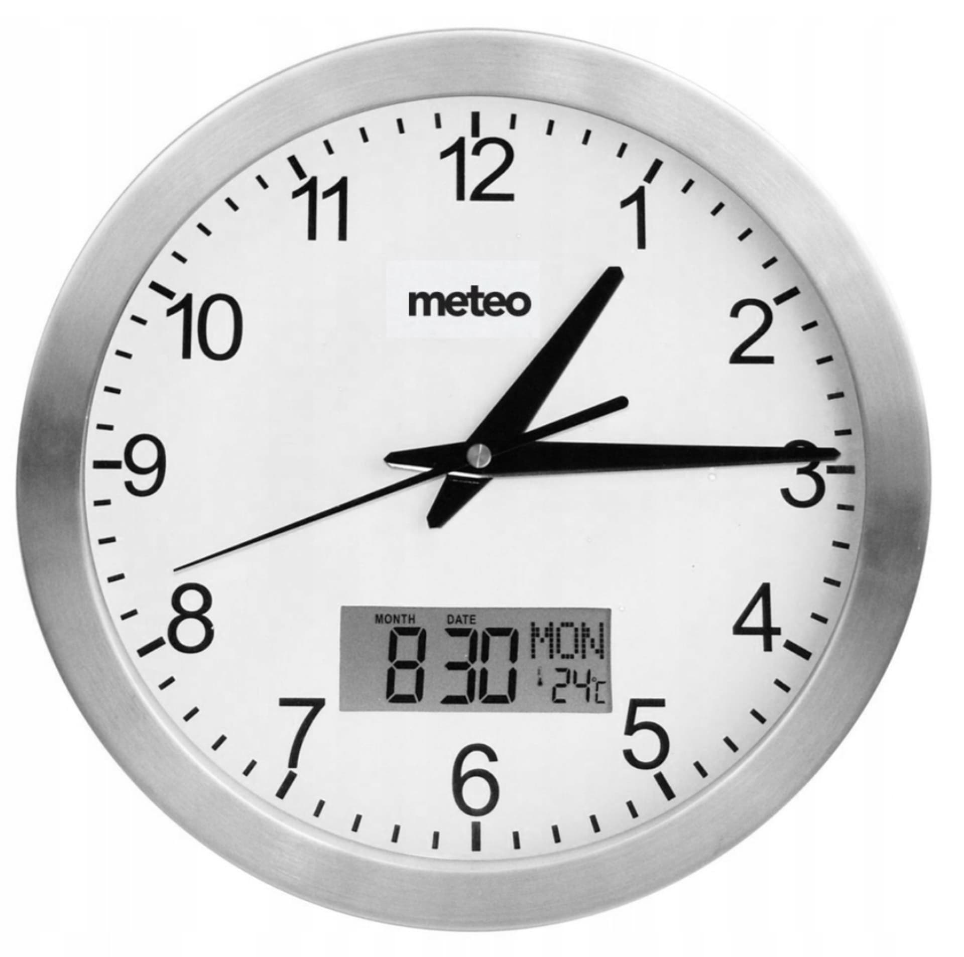 

Zegar ścienny z termometrem Meteo ZP8