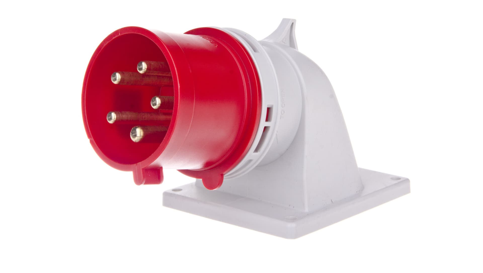 

Wtyczka tablicowa kątowa 32A 5P 400V czerwona IP44 77725-6