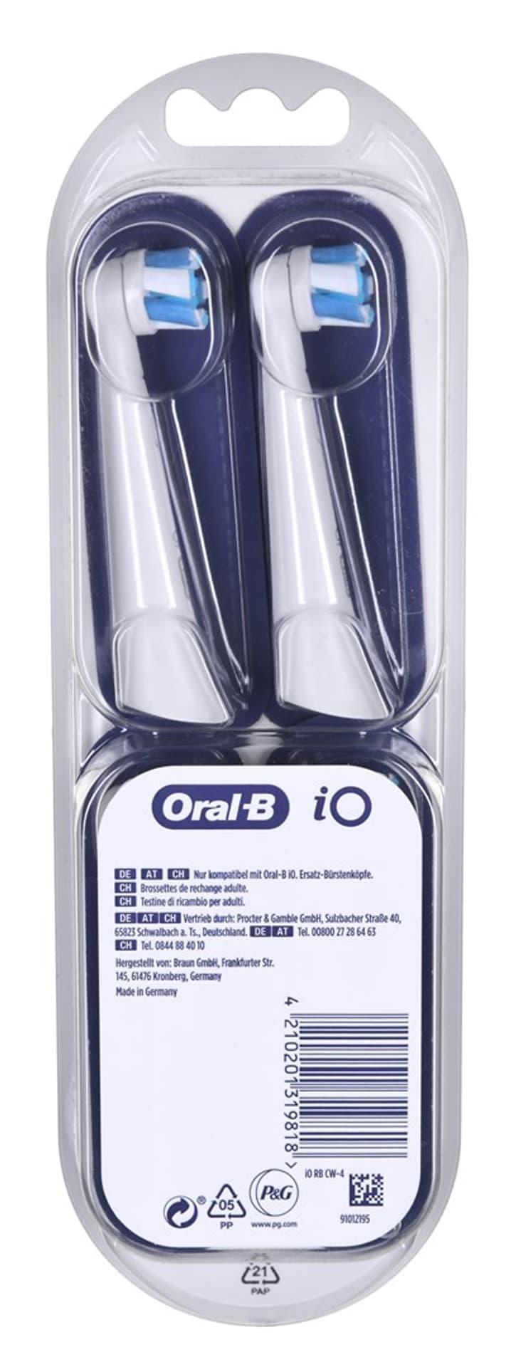 

Końcówki do szczoteczki Oral-B iO Ultimative 4 szt. kolor biały