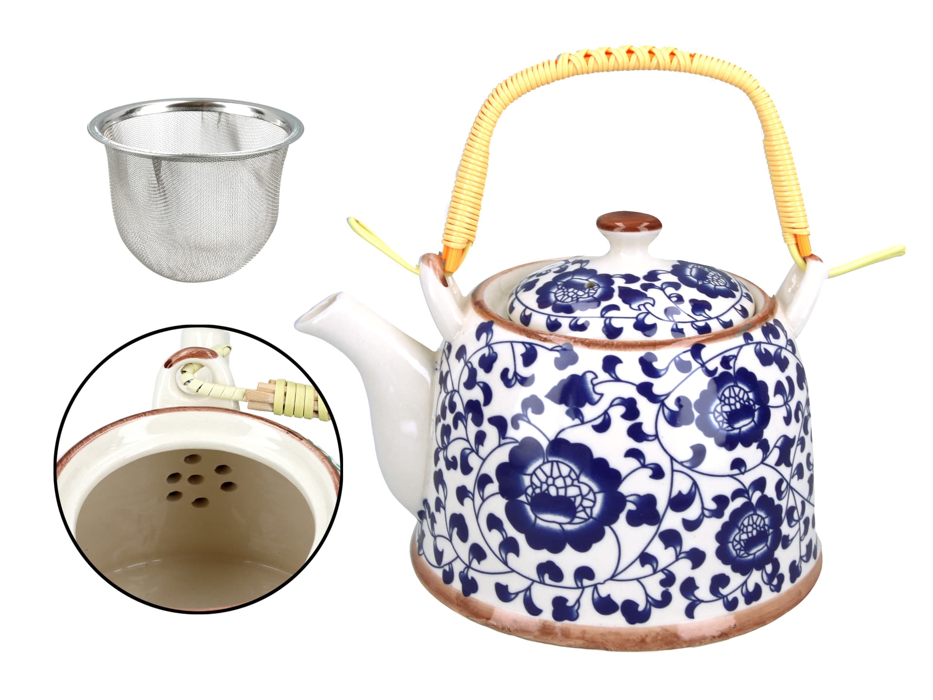 

Czajnik ceramiczny z zaparzaczem