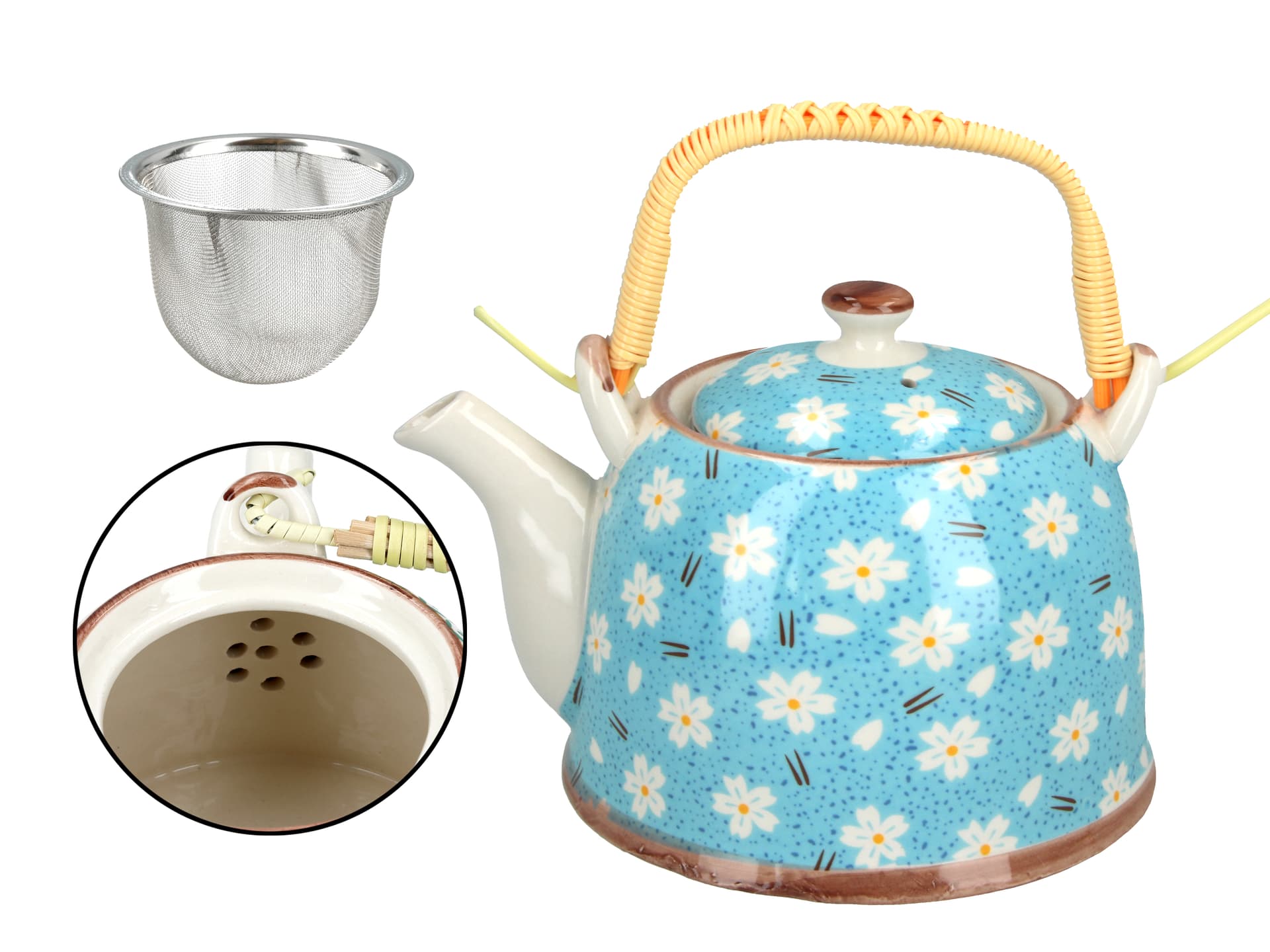 

Czajnik ceramiczny z zaparzaczem