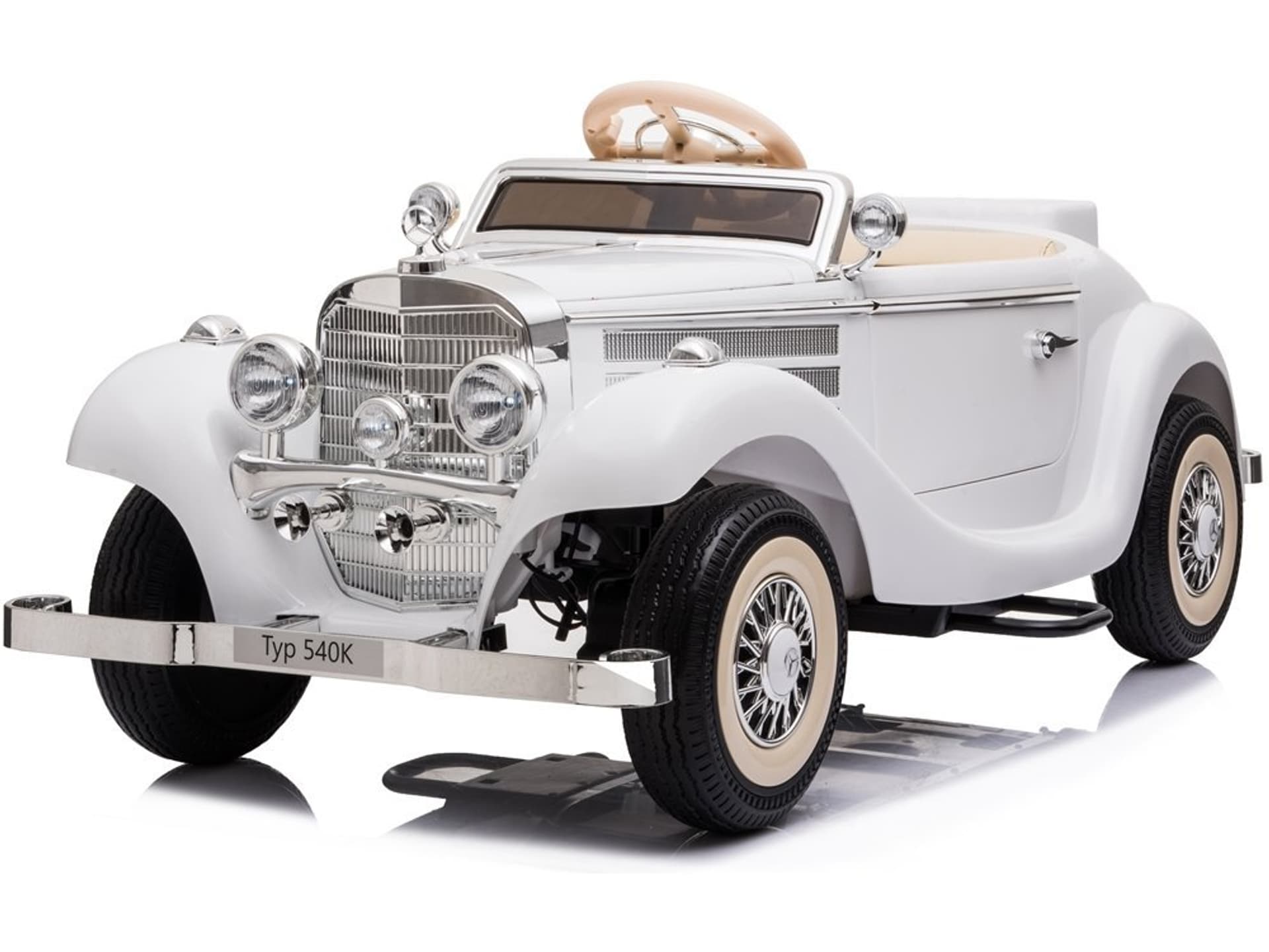 

Auto na akumulator Mercedes 540K Biały