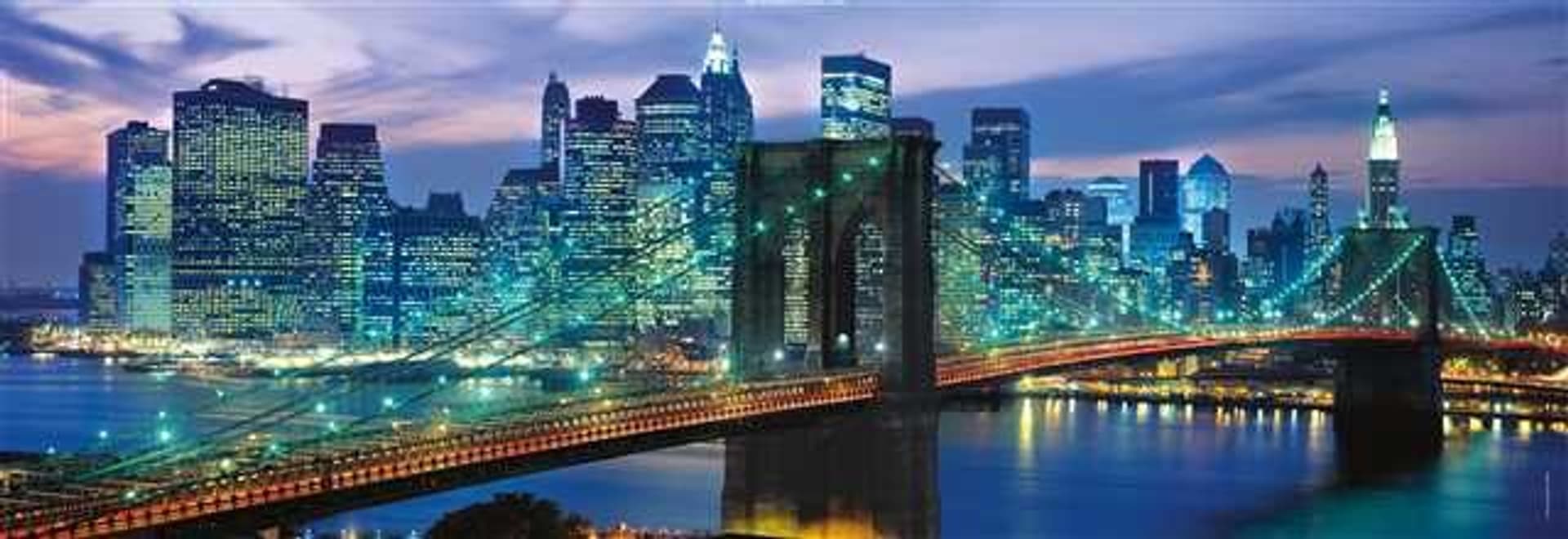 

1000 elementów Panorama High Quality New York Brooklyn bridge