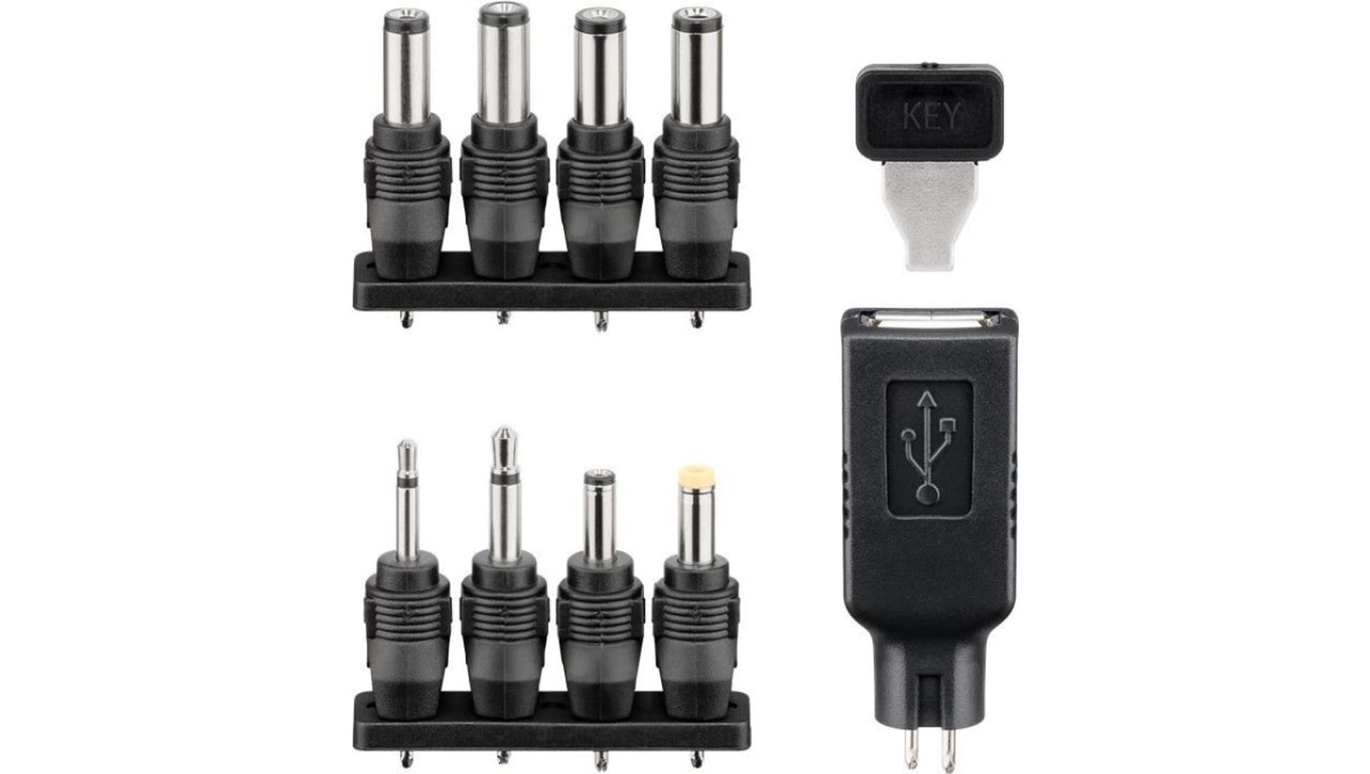 

Zasilacz uniwersalny 100-240V 3-12V 0,6A /9 końcówek/ 53995