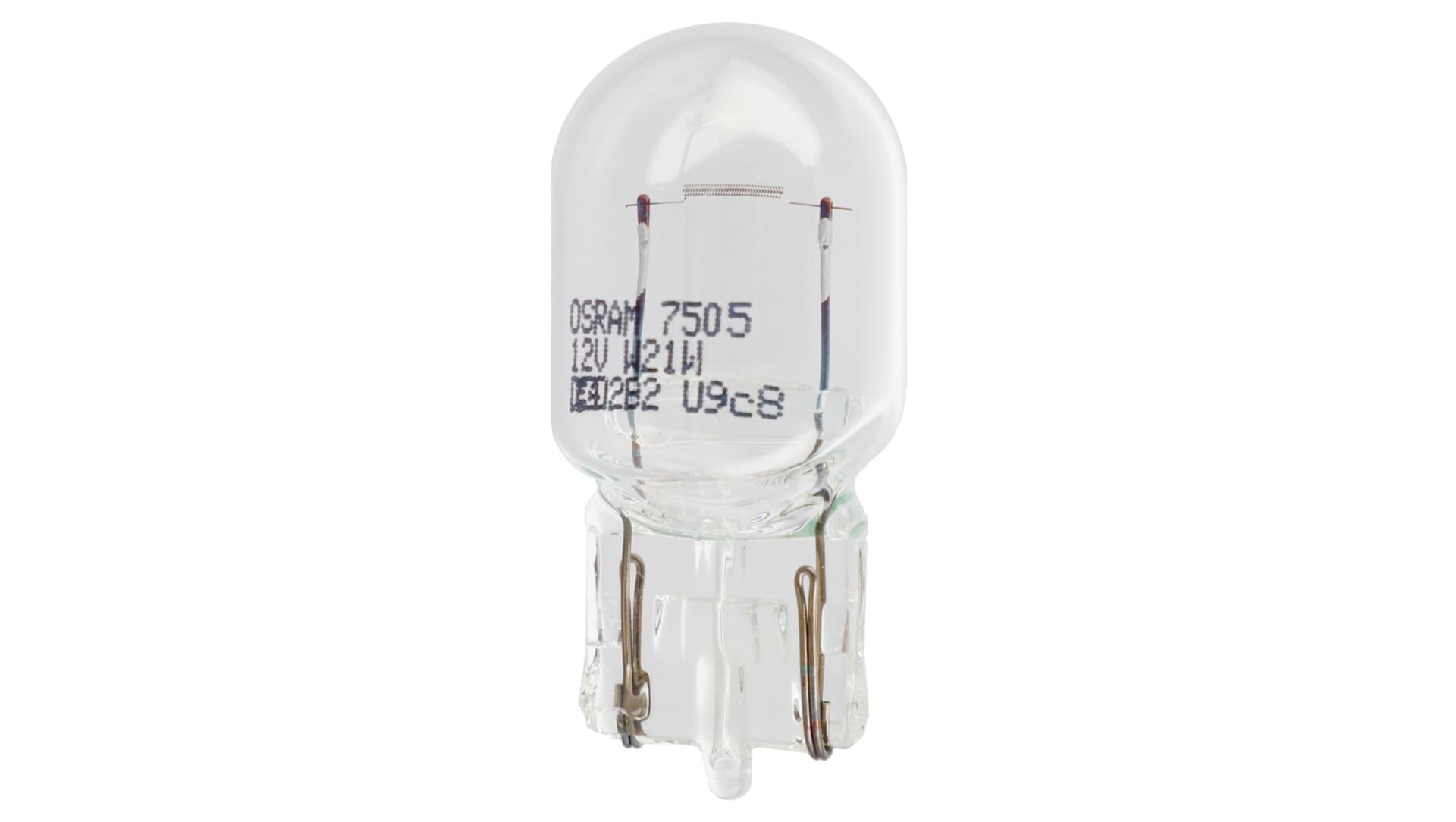 

Żarówka samochodowa 12V 21W W21W W3x16d 7505