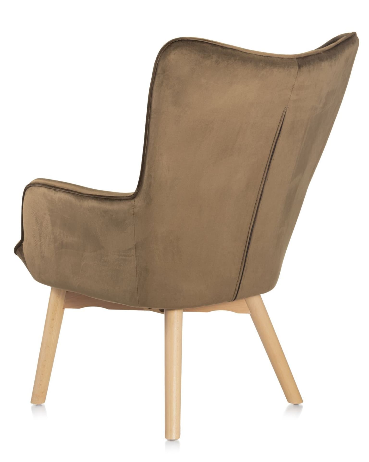 

Fotel Grella Brown Uszak w stylu scandi