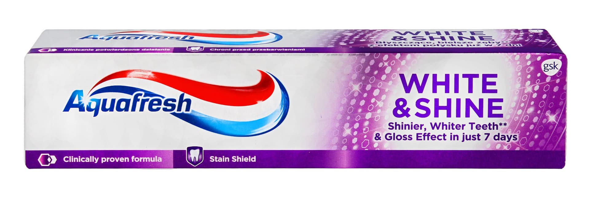 

GSK AQUAFRESH Pasta WHITE & SHINE 100 ml.