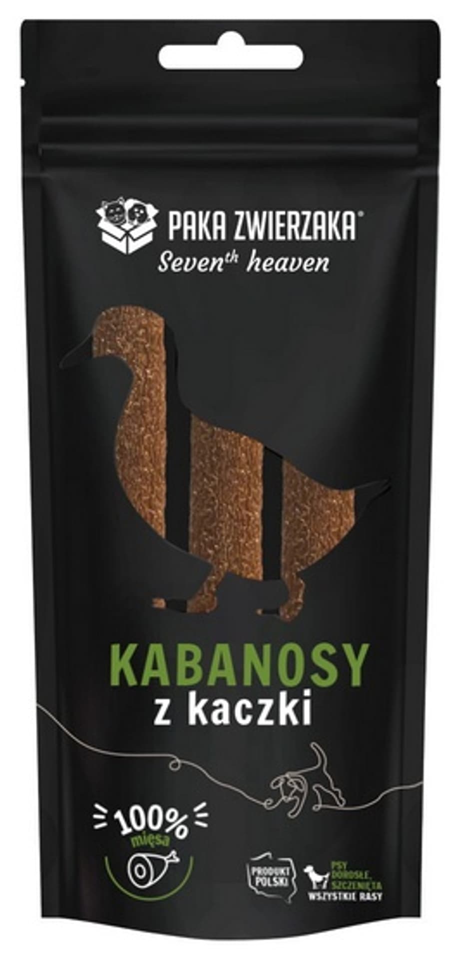 

Paka Zwierzaka Seventh Heaven Kabanosy z kaczki 3szt 80g