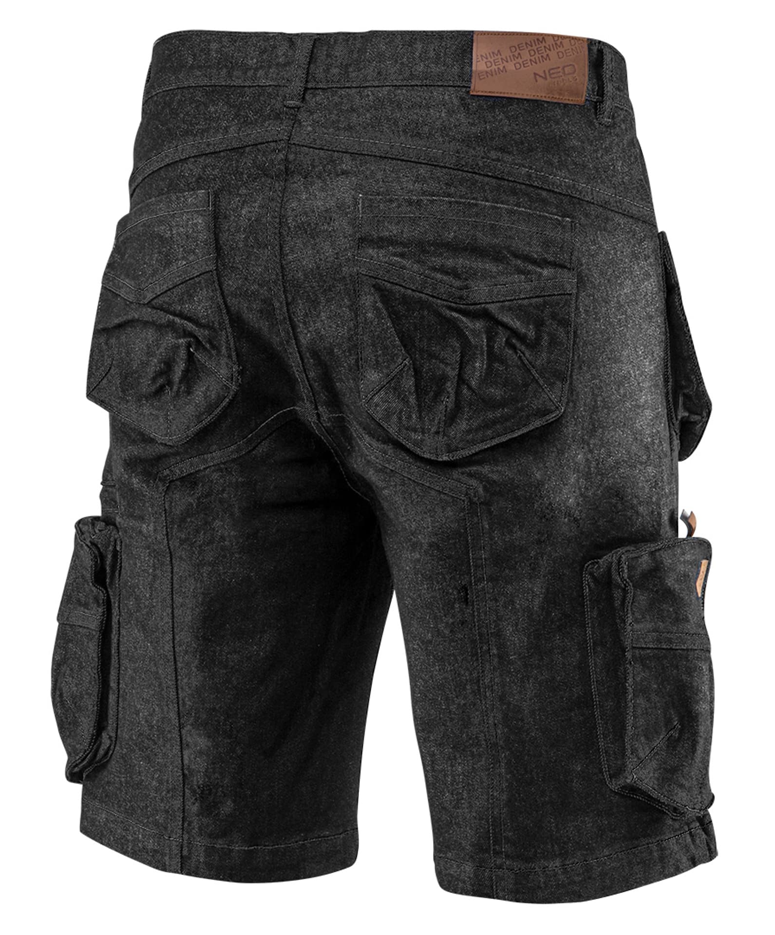 

Krótkie spodenki robocze DENIM, czarne, rozmiar S