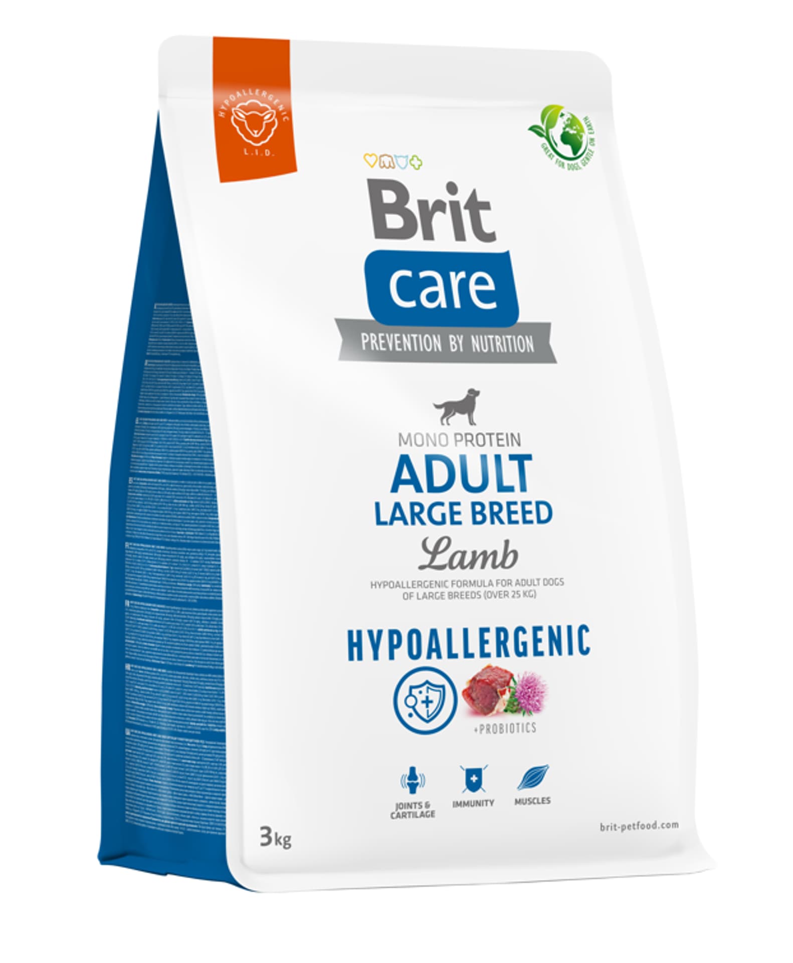 

Brit Care Dog Hypoallergenic Adult Large Lamb 3kg