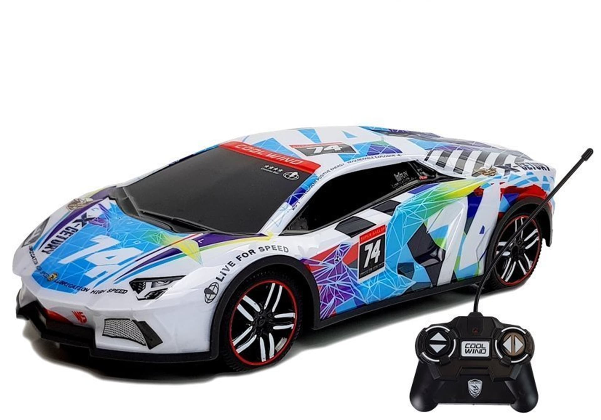 

Auto Zdalnie Sterowane Sportowe 1:14 27Mhz Kolory