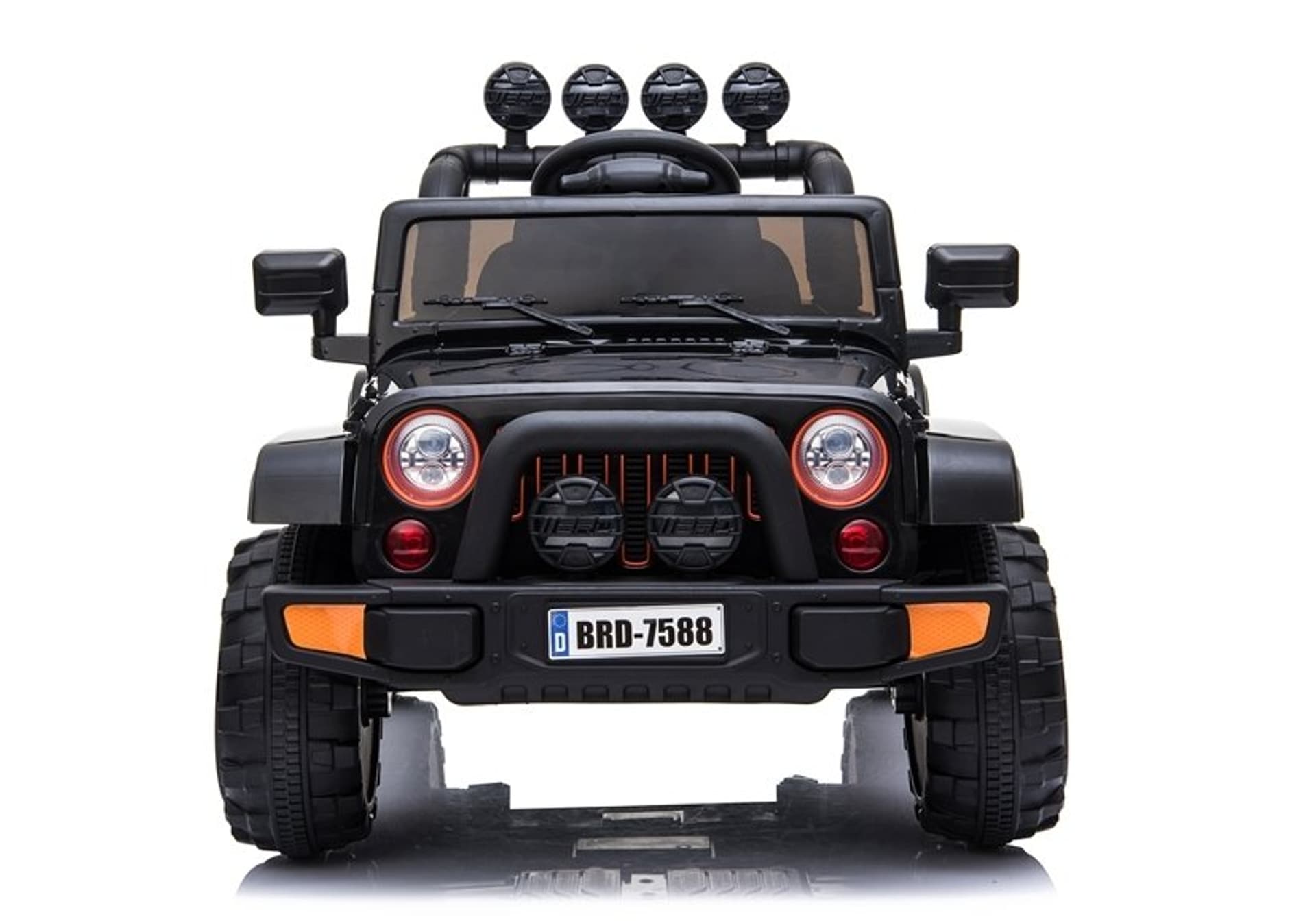 

Auto na Akumulator Jeep BRD-7588 Czarny 4x4