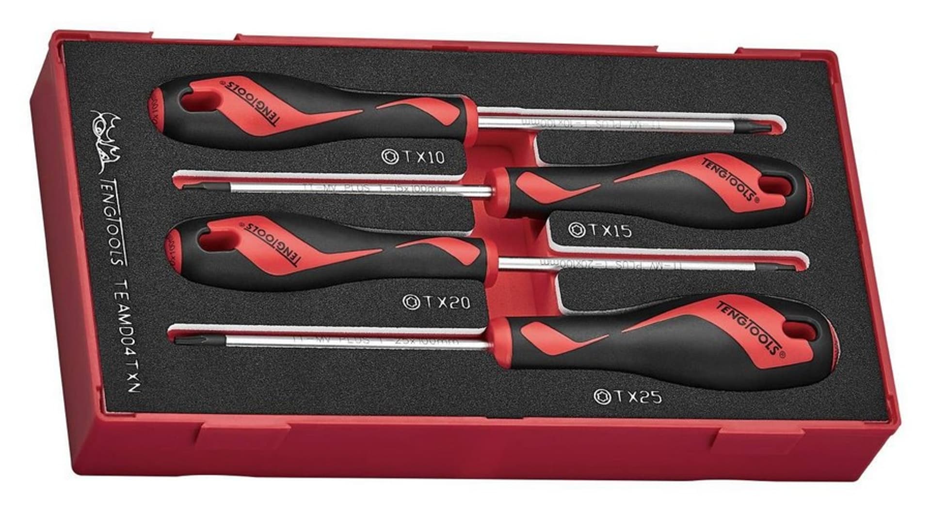 

ZESTAW WKRĘTAKÓW TORX TEAMD04TXN, 4SZT.