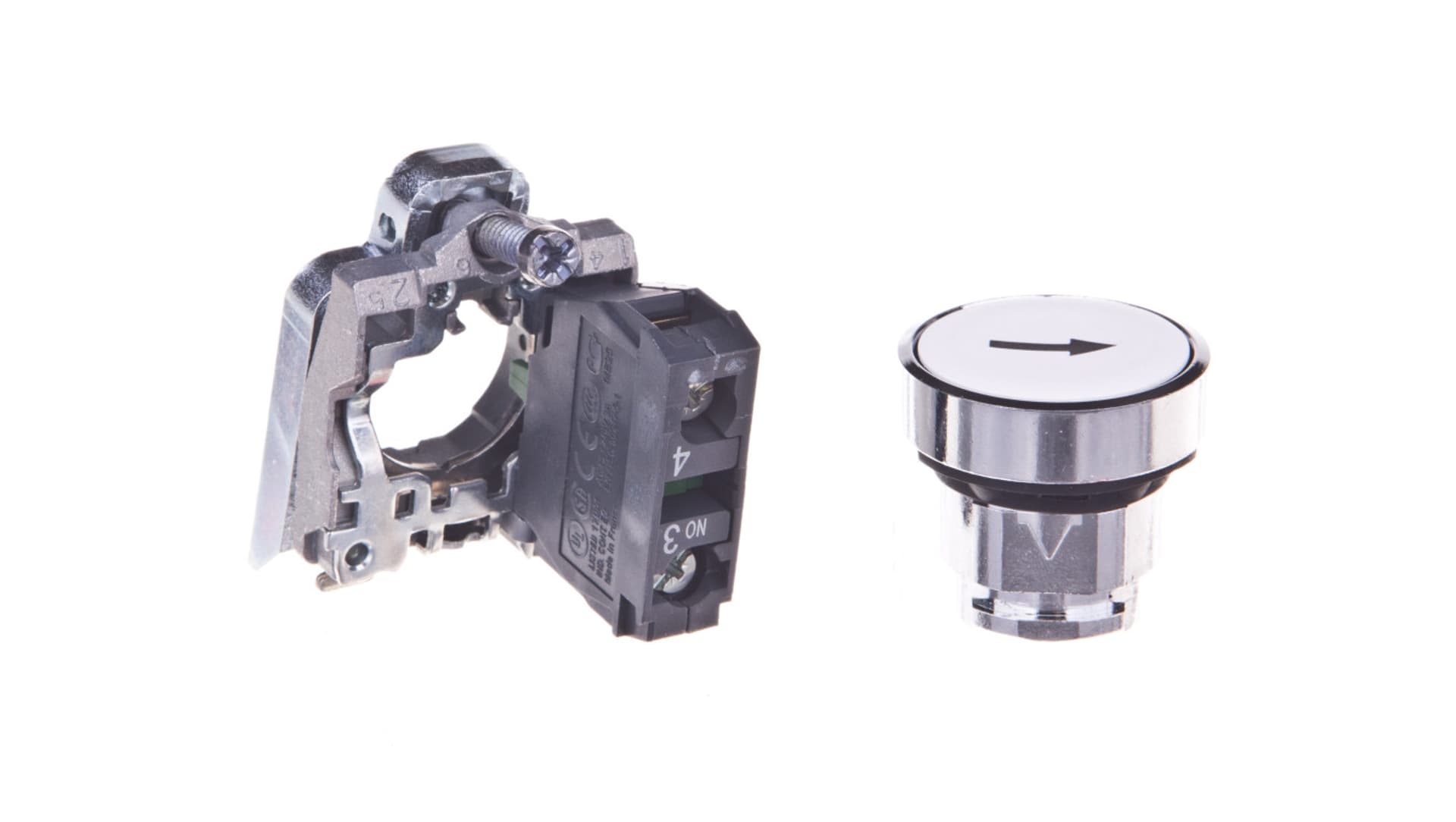 

Przycisk sterowniczy 22mm biały z samopowrotem 1Z XB4BA3341