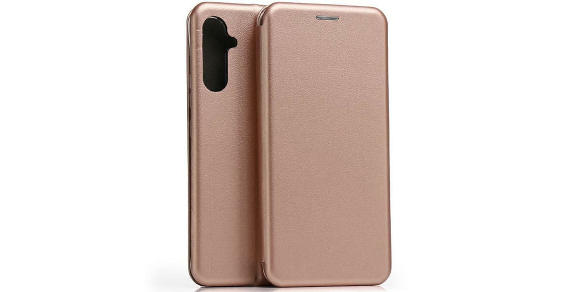 

Beline Etui Book Magnetic Samsung A54 5G A546 różowo-złoty/rosegold