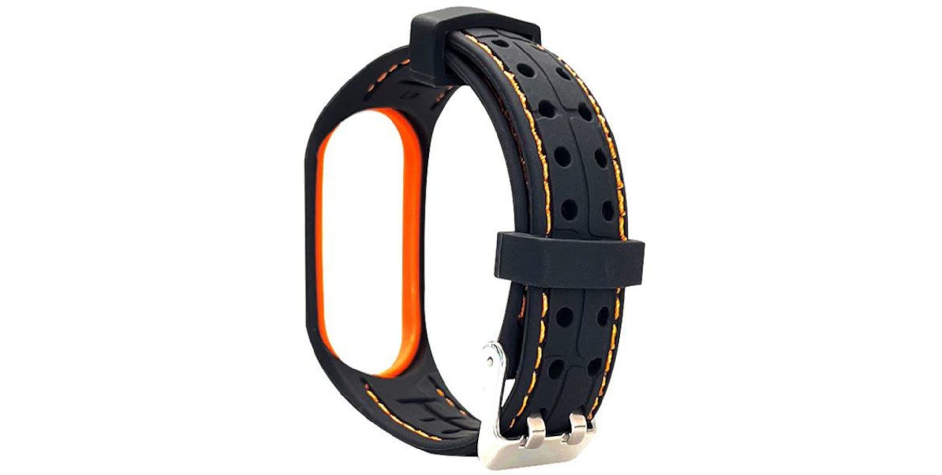 

Beline pasek Smart Mi Band 3/4 czarno-pomarańczowy black/orange