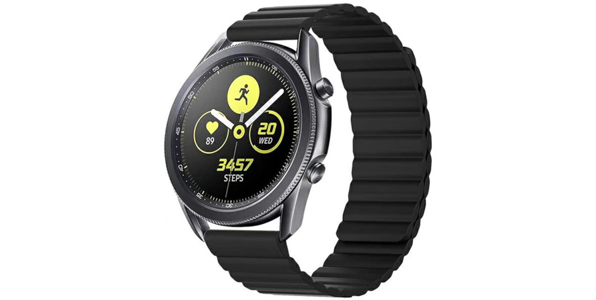 

Beline pasek Watch 22mm Magnetic czarny/black