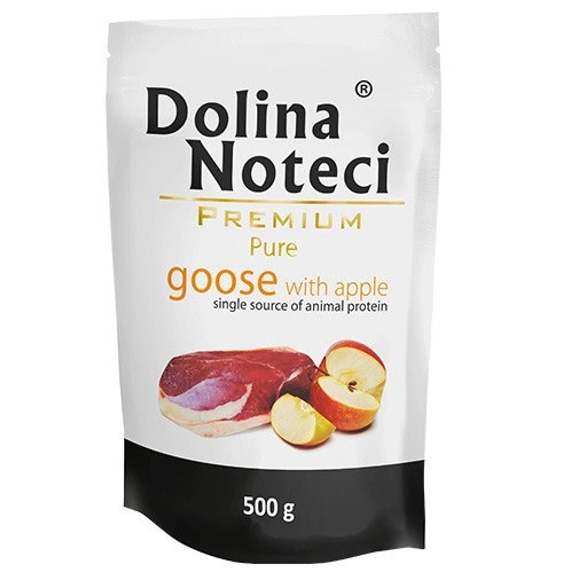 

DOLINA NOTECI Premium Pure gęś z jabłkiem - mokra karma dla psa - 500g