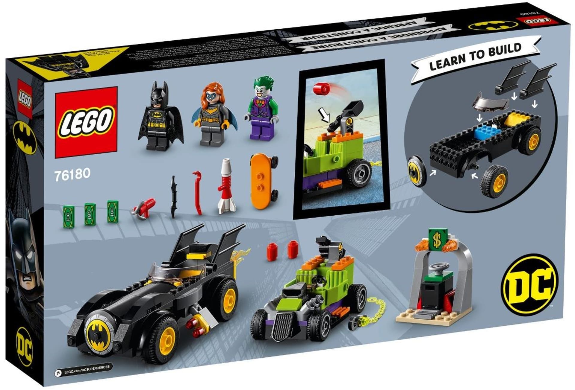 

LEGO Super Heroes 76180 Batman kontra Joker: pościg Batmobilem