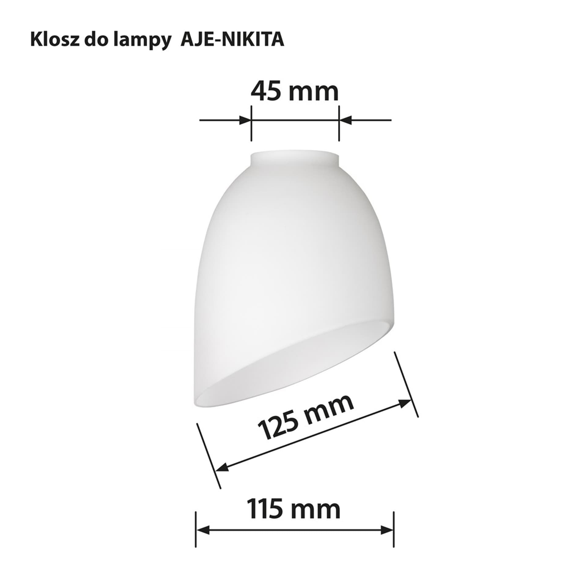 

Klosz do lampy NIKITA