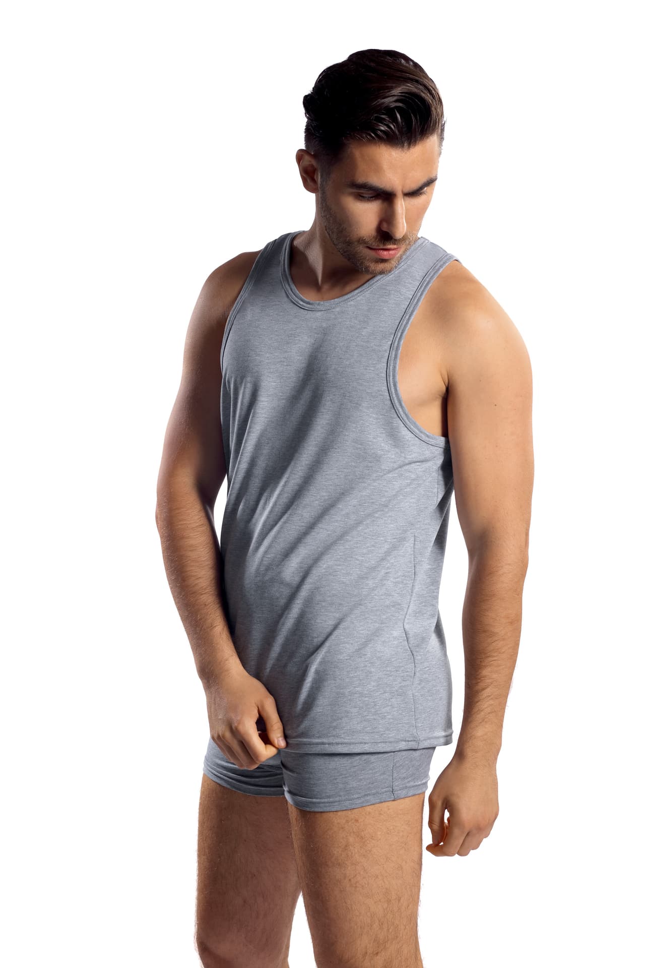 

T-shirt F5569 Szary (Rozmiar XL)