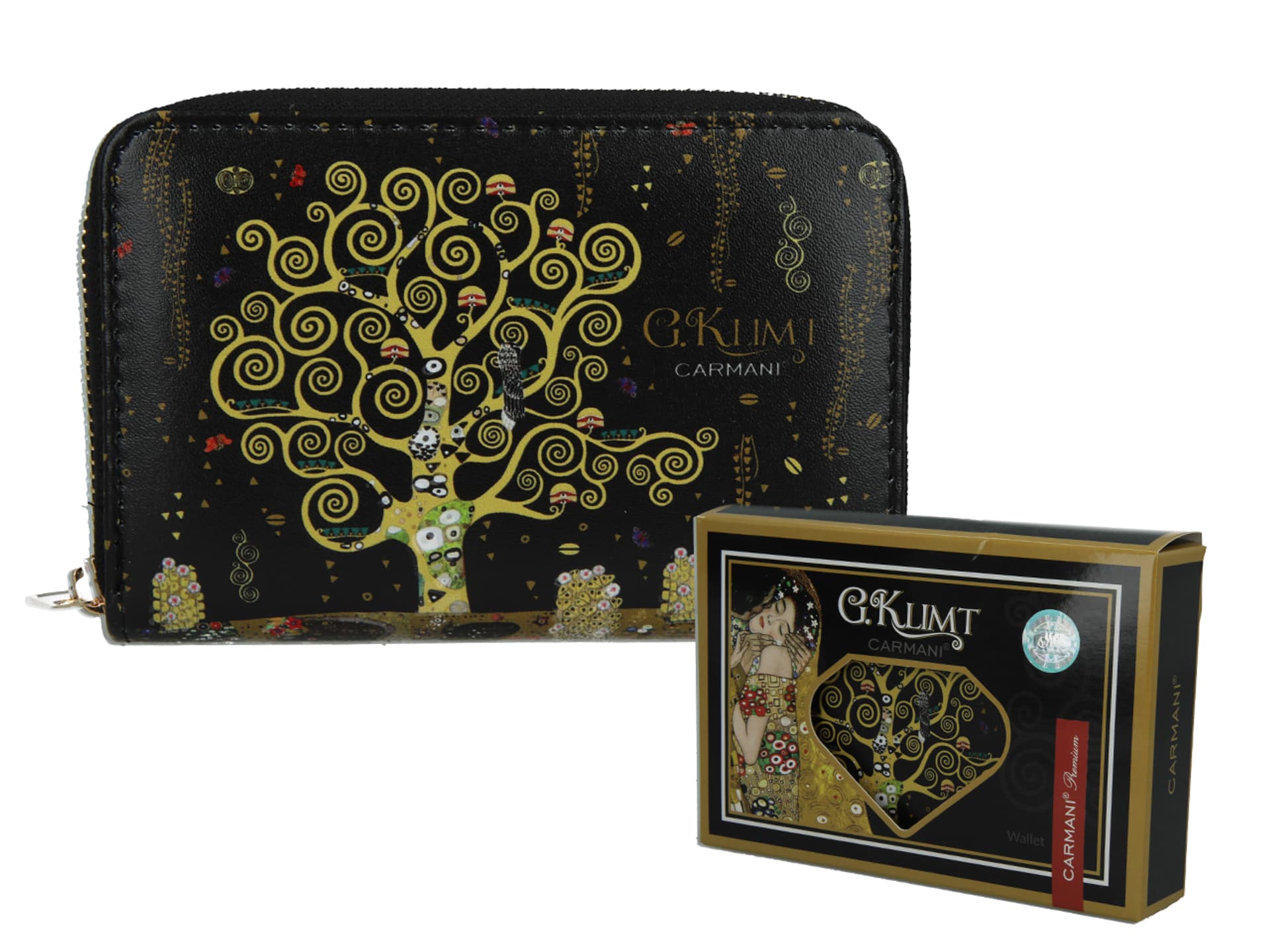 

Portfelik na suwak - G. Klimt, Drzewo życia (CARMANI)