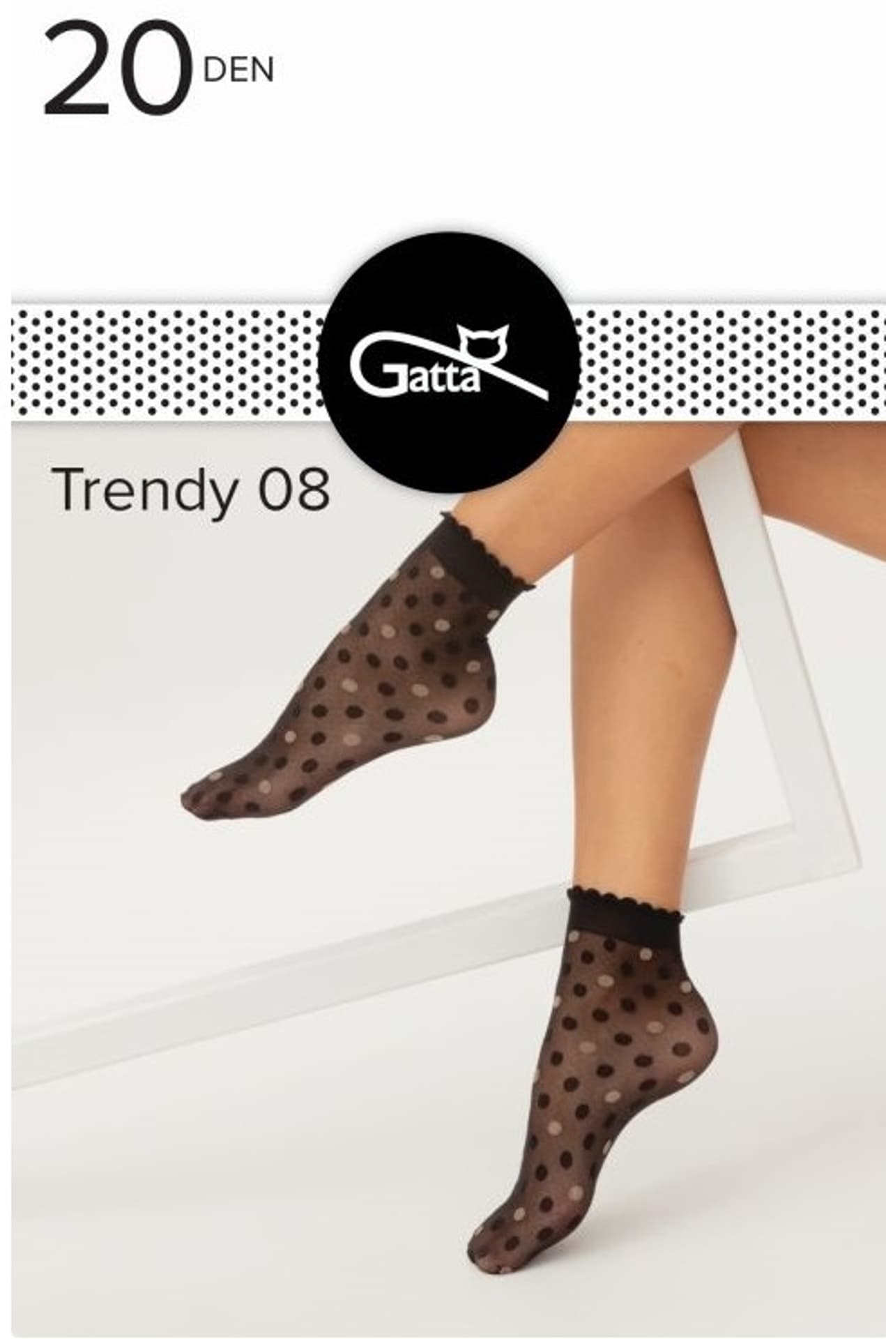 

SKARPETY GATTA TRENDYLINE SOCKS W 08 (kolor nero-beige, rozmiar uniwersalny)