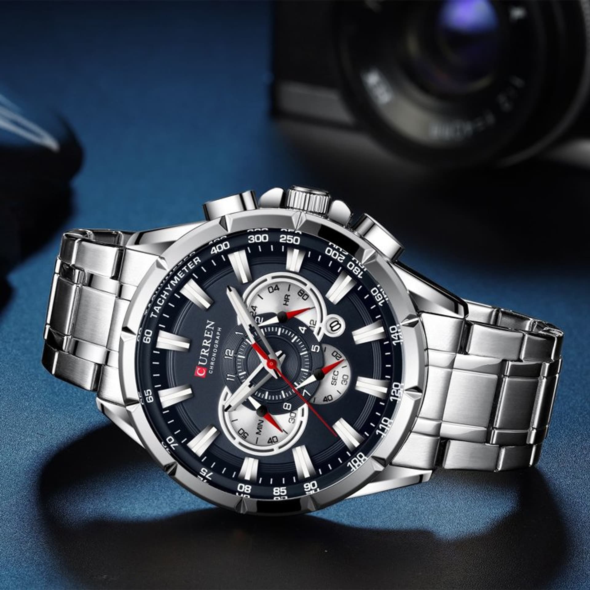 

ZEGAREK MĘSKI CURREN 8363 (zc018a) - CHRONOGRAF, Zc018a) - chronogra