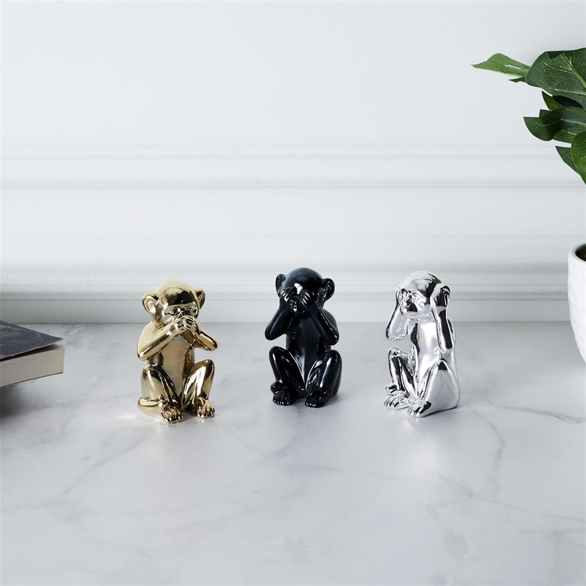 

Figurka Monkey złota S
