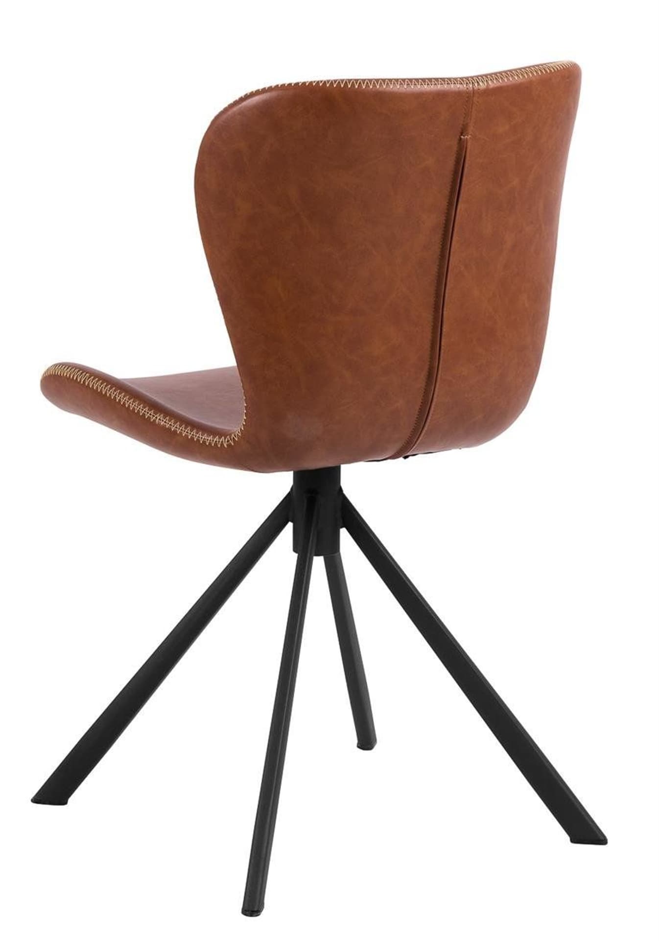 

Krzesło Batilda Retro cross brandy /czarne