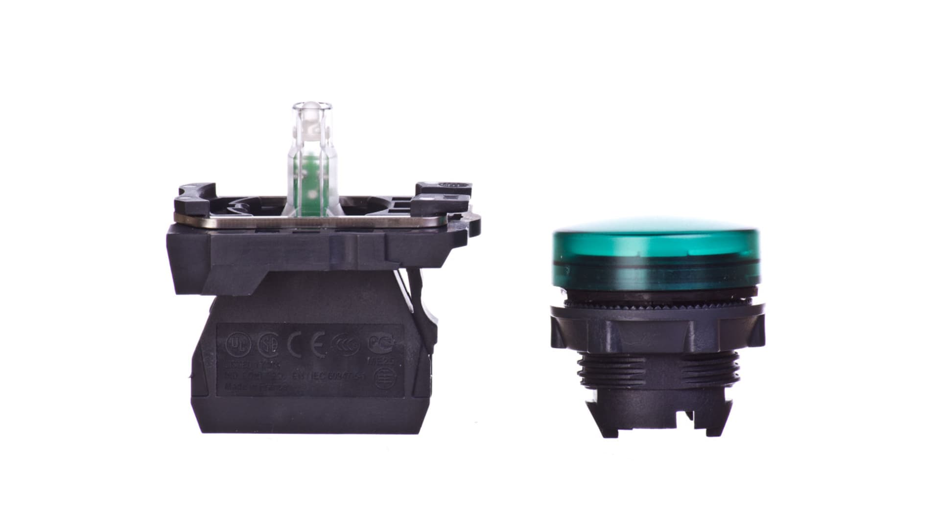 

Lampka sygnalizacyjna 22mm zielona 24V AC/DC LED XB5AVB3