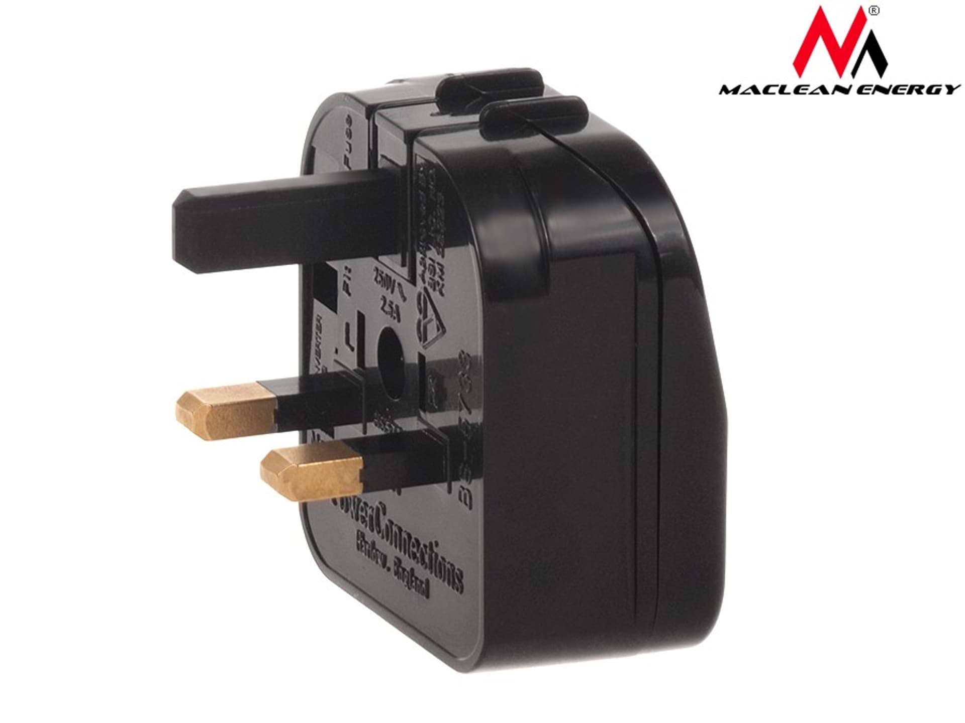 

MCE71 Adapter gniazdo EU na wtyk UK czarny