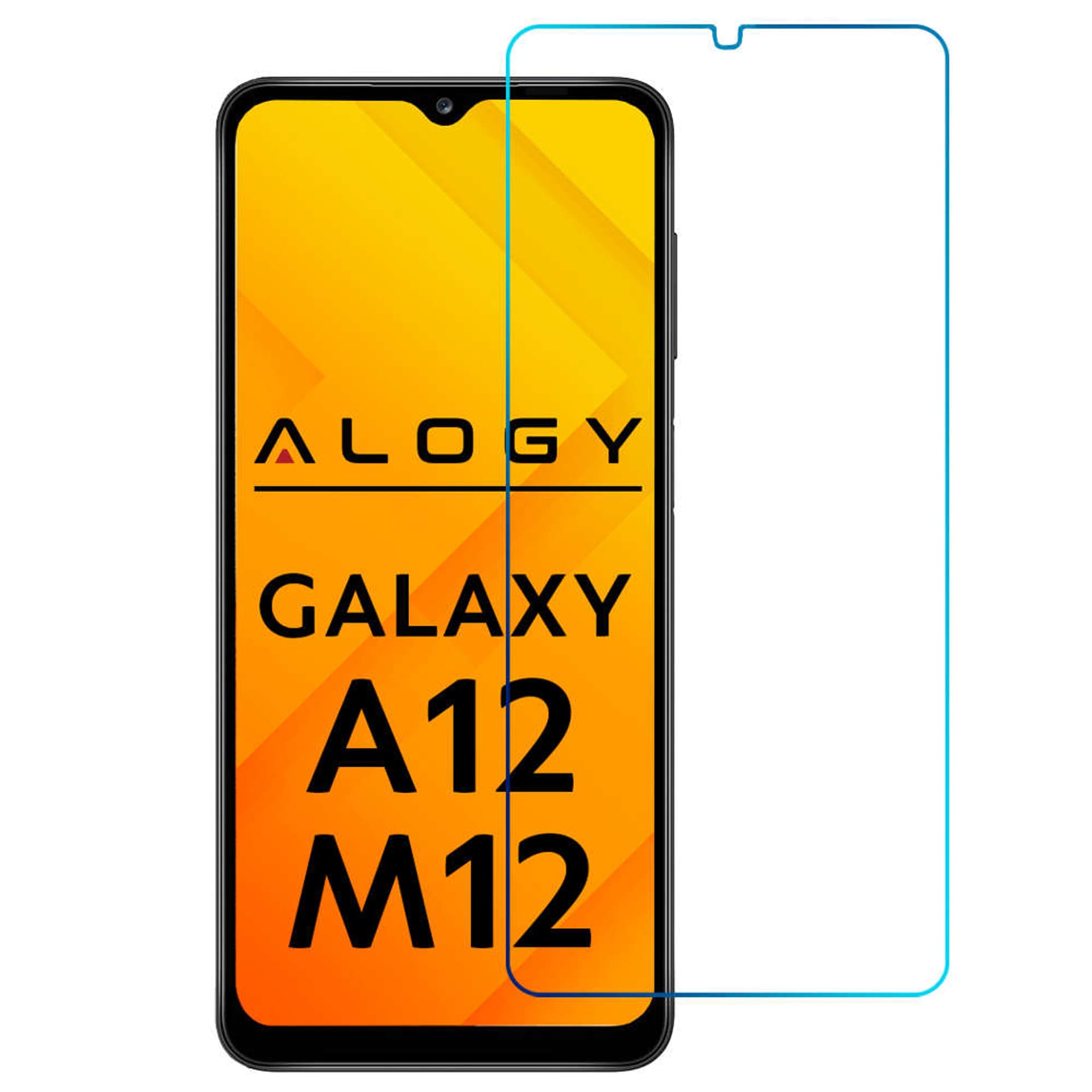 

Szkło hartowane ochronne Alogy na ekran do Samsung Galaxy A12