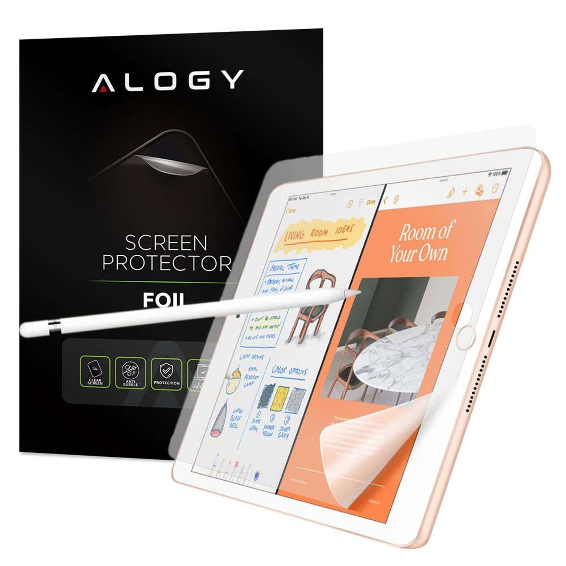 

2x Folia matowa Alogy Matte PaperScreen Protector Pencil Feel do Apple iPad 10.2 7/8/9 Gen 2019 / 2020 / 2021