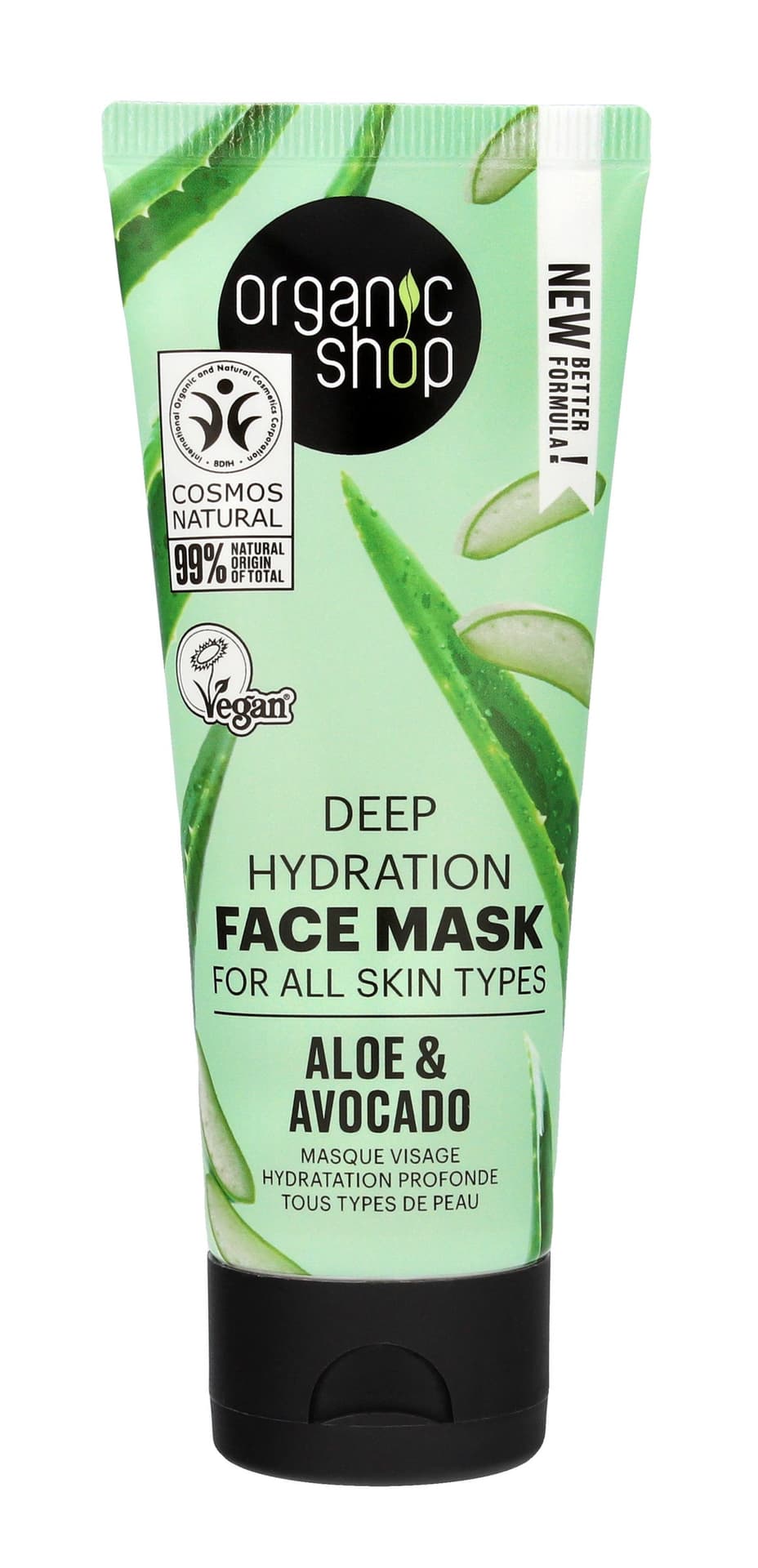 

ORGANIC SHOP Głęboko Nawilżająca Maska do twarzy Aloe & Avocado 75ml
