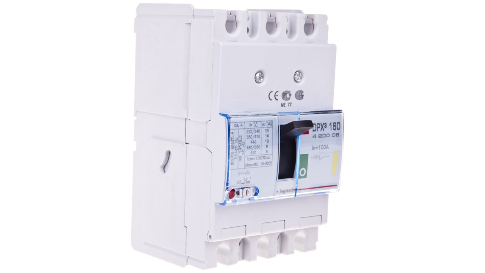 

Wyłączniki mocy 3P 100A 16kA DPX3 160 420005