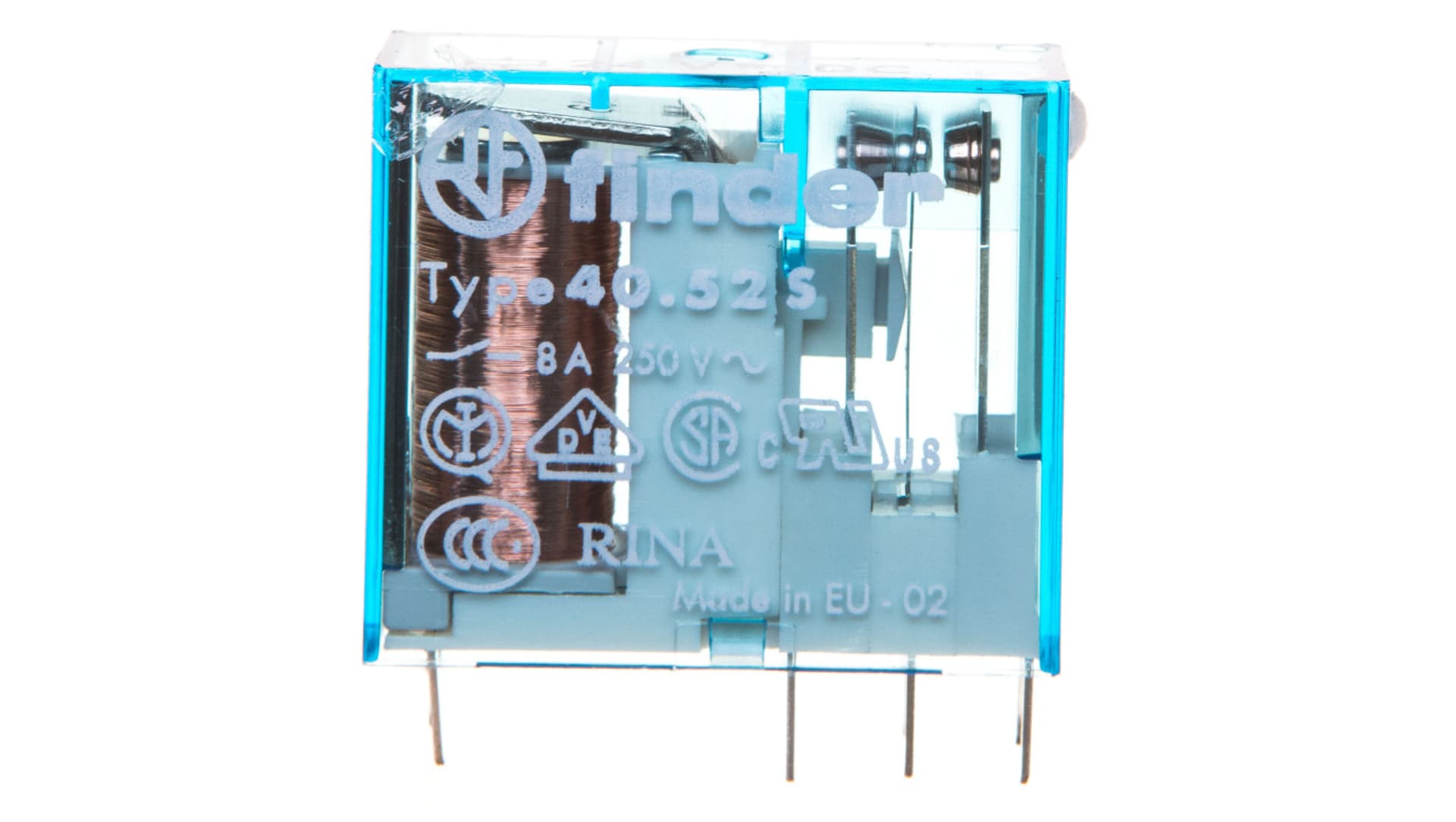 

Przekaźnik miniaturowy 24V DC 2P 8A cewka czuła 40.52.7.024.0000