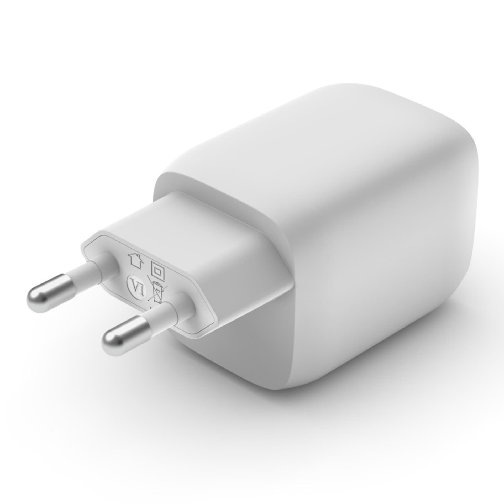 

BELKIN WALL CHARGER 65W DUAL USB-C GAN PPS WHITE